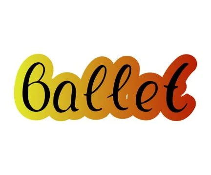 Pair dance ballet. Stock Illustration