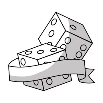 Pair of dices icon Stock Illustration