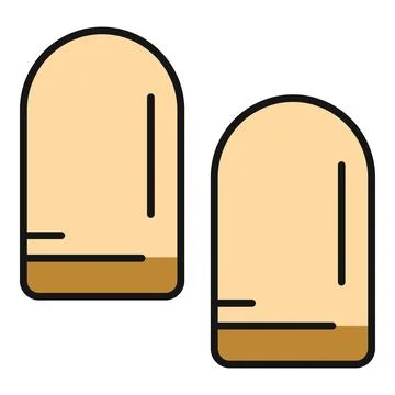 Pair of disposable slippers for spa or hotel comfort Ilustração Stock