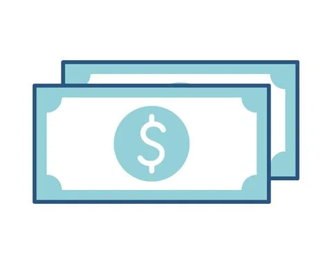 Pair of dollars Ilustração Stock
