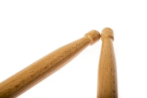 Pair of drum sticks i Foto stock