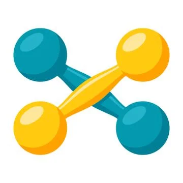 A Pair of Dumbbells Stock Illustration