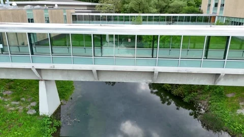 A Pair of Empty Bridges - Syracuse, NY 库存影片 336481233