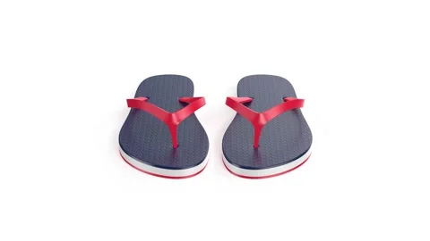 Pair of flip-flops Stock Footage 277117240