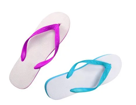 Pair of flip-flops isolated on a white background 写真素材