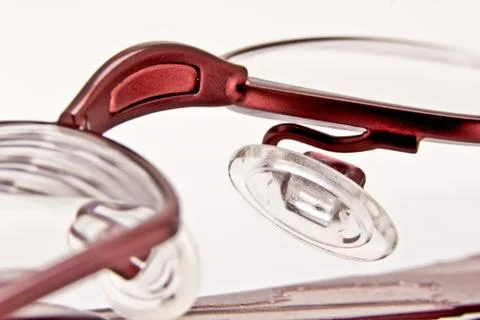 A  pair of  folded eye glasses Stock Photos