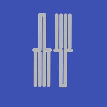 A pair of forks Ilustración de archivo