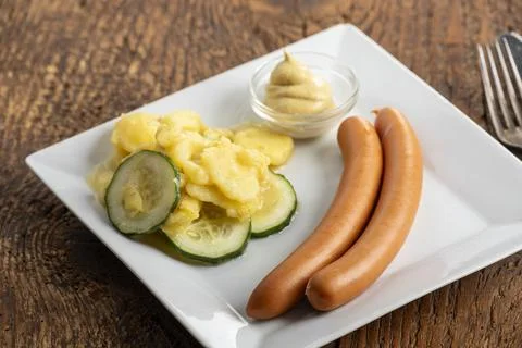 Pair of frankfurter Stock Photos