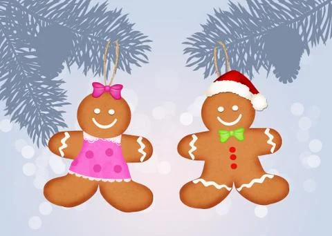 Pair of ginger little man Ilustração Stock