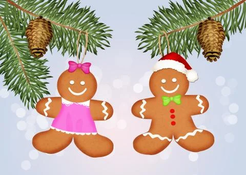 Pair of ginger little man Ilustração Stock