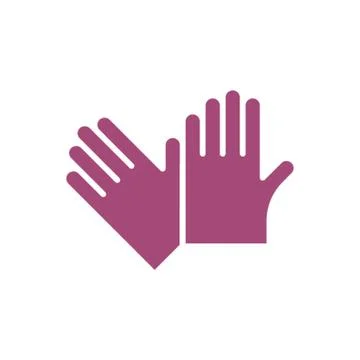 A pair of gloves Illustrazione stock