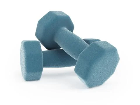 Pair of hand weights 库存插图