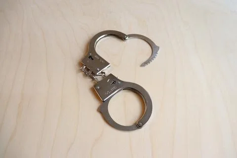 A pair of handcuffs Stock Photos