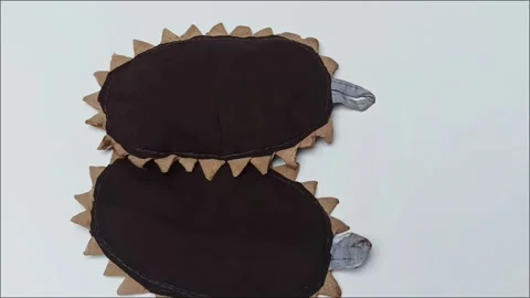 Pair of Heat Resistant Fabric Pot Holders on White Stock Footage 342859783