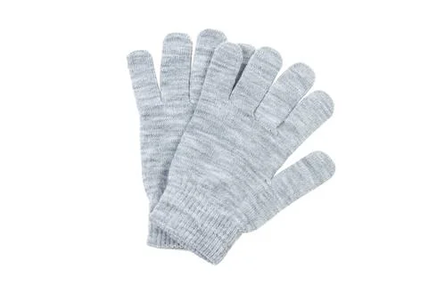 Pair of knitted gloves Stock Photos