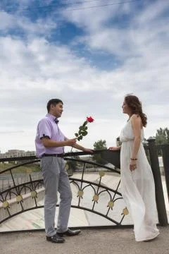 Pair of lovers asians Stock Photos