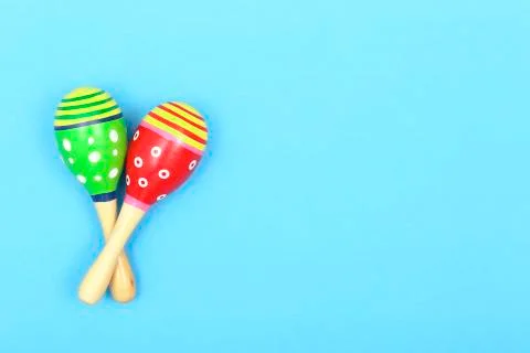 Pair of maracas Stock Photos