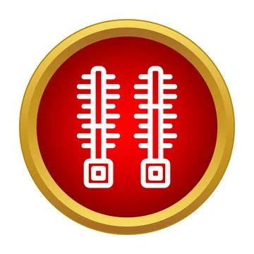 Pair of mascara brush applicators icon design Ilustração Stock