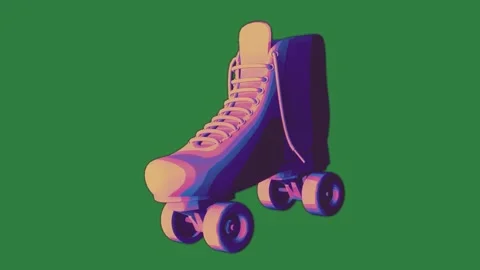 Pair Motion With Skates - Stock Video Element Stock Footage 338017105