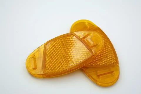 Pair of Orange Spotlights Stock Photos