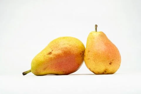Pair of pears on the table Stock Photos