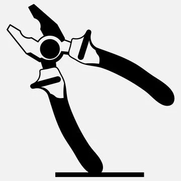 A pair of pliers vector illustration design Stock Illustration