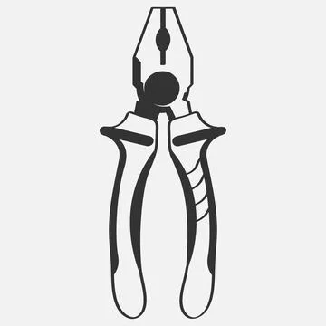 A pair of pliers vector illustration design Stock Illustration