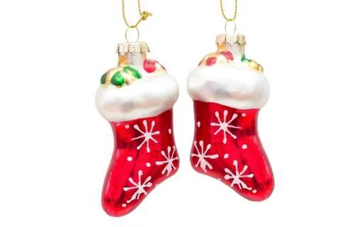 A pair of red boots Foto stock