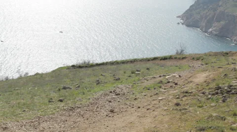 Pair riding a bicycle Stock Footage 33520310