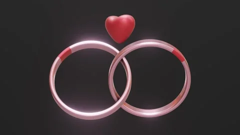A Pair Of Ring Stock Footage 224194822