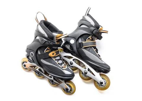 Pair of roller-skates Stock Photos