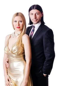 Pair in romantic love concept Fotos Stock