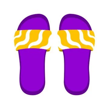 Pair of sandas Stock Illustration