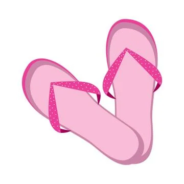 Pair of sandas Stock Illustration