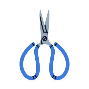 Pair of Scissors as Hand-operated Shearing Tool Vector Illustration Stock Illustration