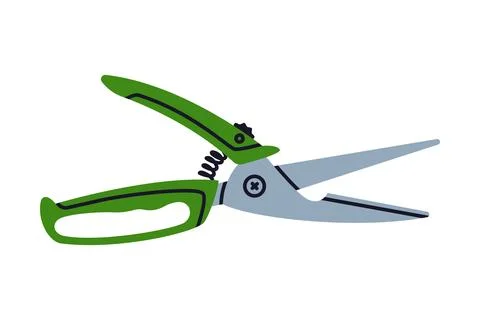 Pair of Scissors as Hand-operated Shearing Tool Vector Illustration Stock Illustration