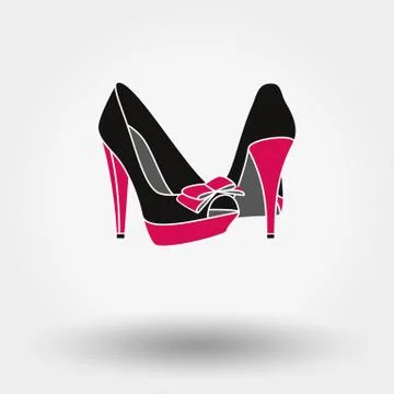 Pair of shoes Stock Illustration