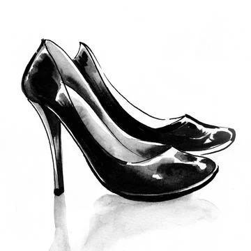 Pair of shoes Stock Illustration