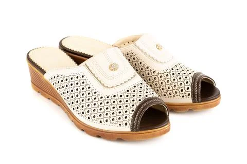 Pair of shoes Stock Photos