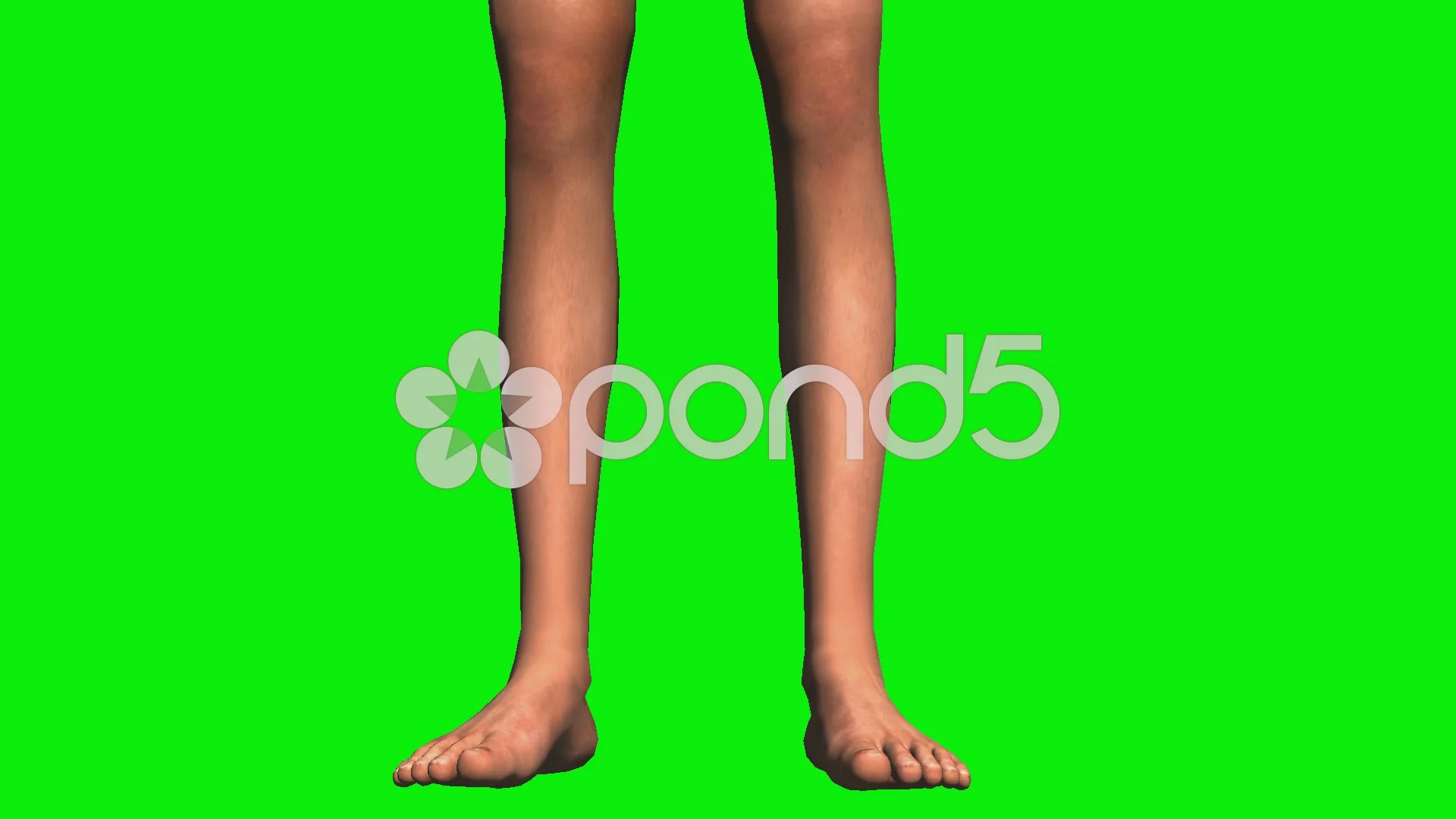 A pair of skinny male legs standing idle, Stock Video