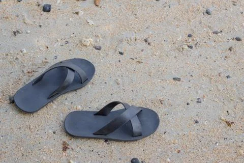 Pair of slippers. Stock Photos