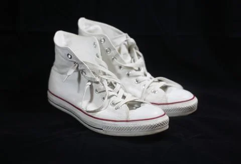 Pair of sneakers Stock Photos