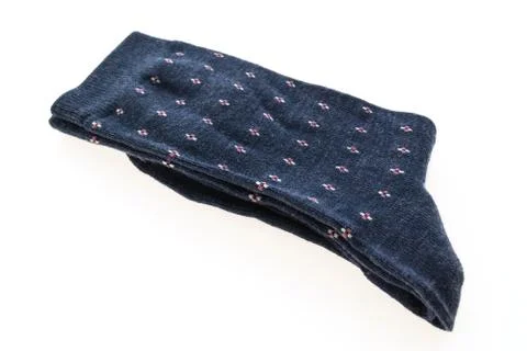 Pair of sock isolated Stock Photos