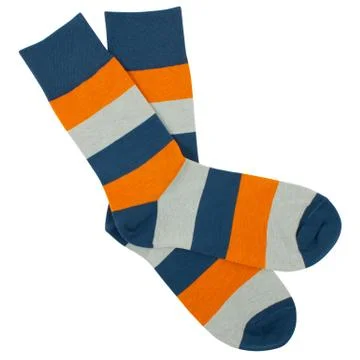 Pair of socks. Isolated on white background Foto stock