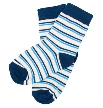 Pair of socks. Isolated on white background Foto stock