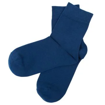 Pair of socks. Isolated on white background. Foto stock