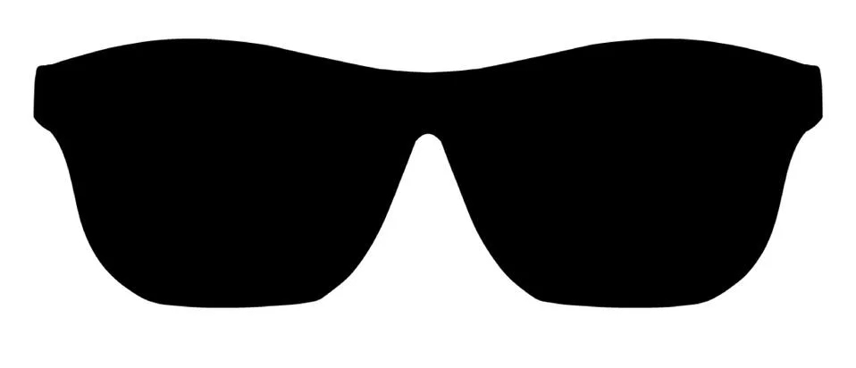 A Pair of Sunglasses Stock Illustration