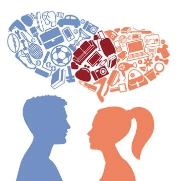 Pair symbol Stock Illustration