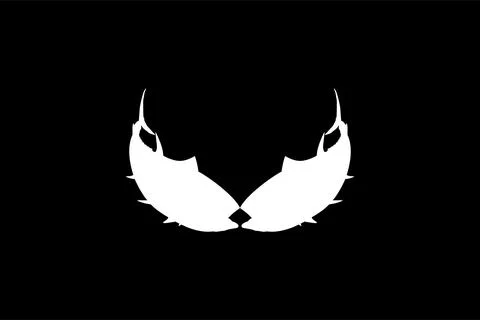 Pair of the Tuna Fish Silhouette Stock Illustration