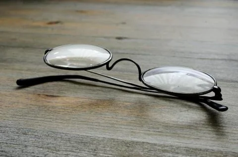 Pair of vintage spectacles Foto stock